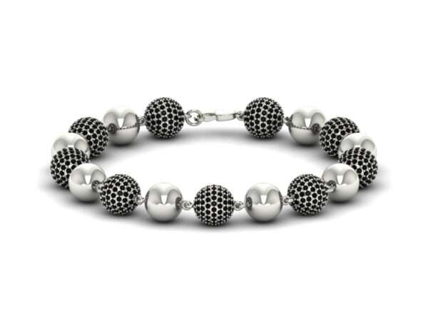 Black Iceball Bracelet