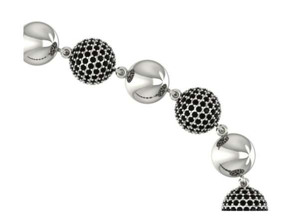 Black Iceball Bracelet