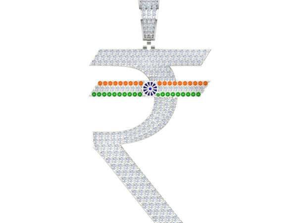 Indian Rupee Pendant